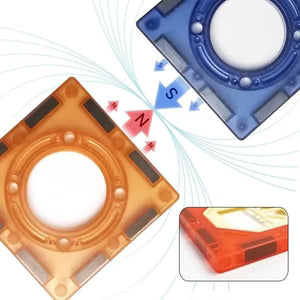 مجموعة بناء متاهة الأنابيب المغناطيسية DIY