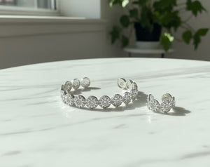 طقم سوار وخاتم "سباركلي صنبيرست"