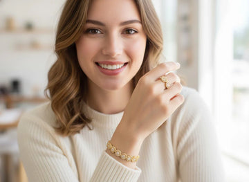 طقم سوار وخاتم "سباركلي صنبيرست"